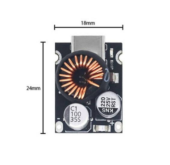 PD65W Fast Charge Type-C Module: Apple PD3.1, PPS, QC3.0, Huawei SCP Compatible