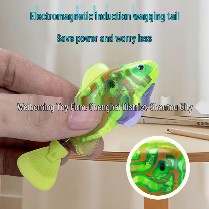 Electric Flashing Sensory Fish: Light-Up Swimming Pet for Babies – 8 Fish Types