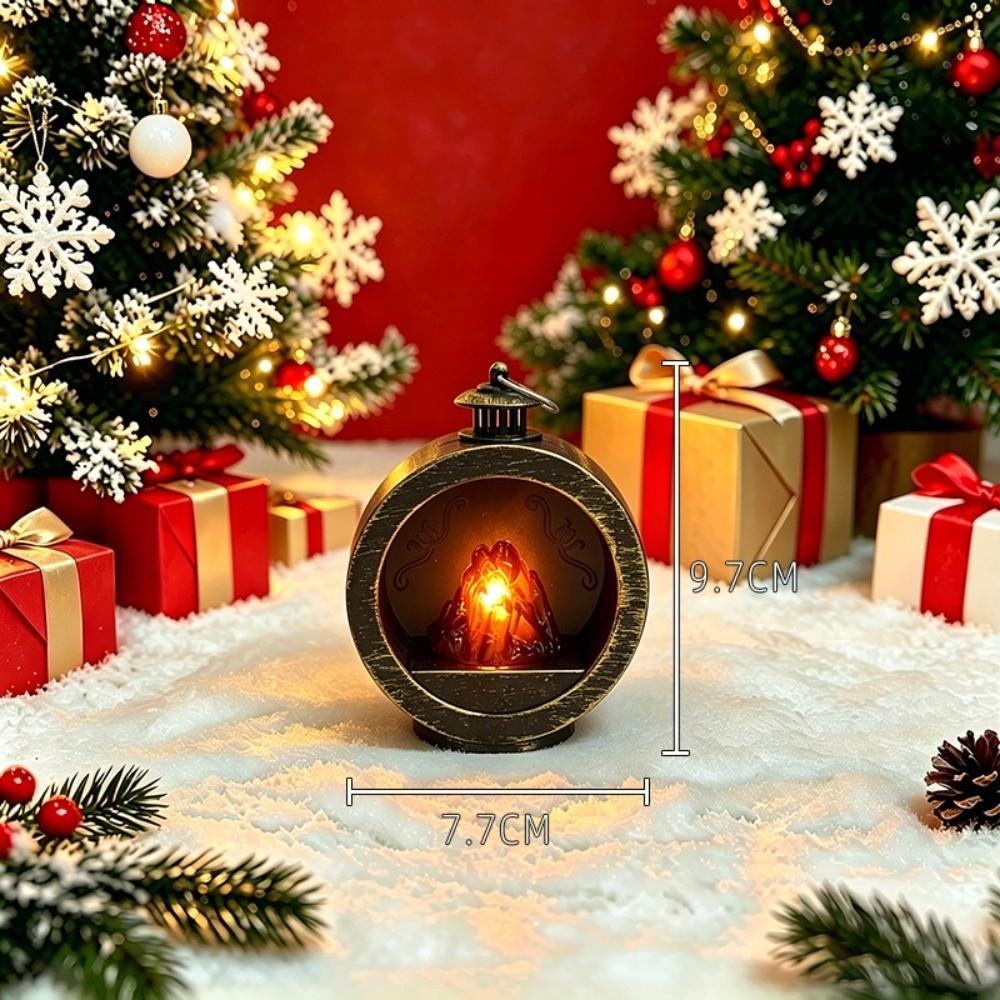 Creative Design Fireplace Lights Glowing Light Simulation Fireplace  Home Decoration