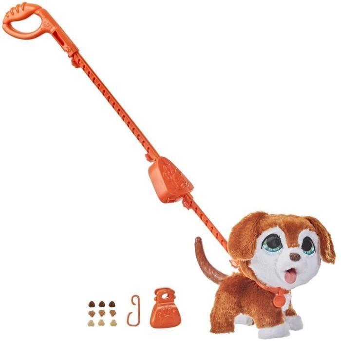 Jouet interactif - HASBRO - E89455X2 - Chien marron - Laisse détachable - À partir de 4 ans