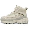 DLites 1.0 Retro Comfortable Lightweight Durable High-Top Lifestyle Casual Shoes Women Sneaker Gray Brown 168026-TPE