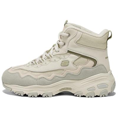 DLites 1.0 Retro Comfortable Lightweight Durable High-Top Lifestyle Casual Shoes Women Sneaker Gray Brown 168026-TPE