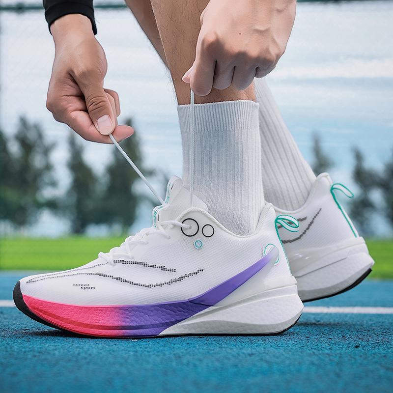 Men's casual sports shoes breathable thick sole four season comfortable fashion versatile anti slip running leisure sports shoes