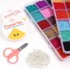 2mm Seed Beads Jewelry Making Kit Glass Pure Rice Beads Set For DIY Art Handmade Bracelets Necklace Ring Earrings Accessories