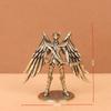 Gold Saint Brass Mini Figures Twelve Zodiac Saint Seiya Ornament Cartoon Model Desktop Decoration Copper Gift
