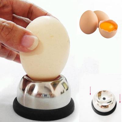 Selecionador de ovos de aço inoxidável, casca de ovo semiautomática, batida de buraco, ferramenta abridor de ovo, perfurador de ovo de pintinho, ferramentas de cozinha