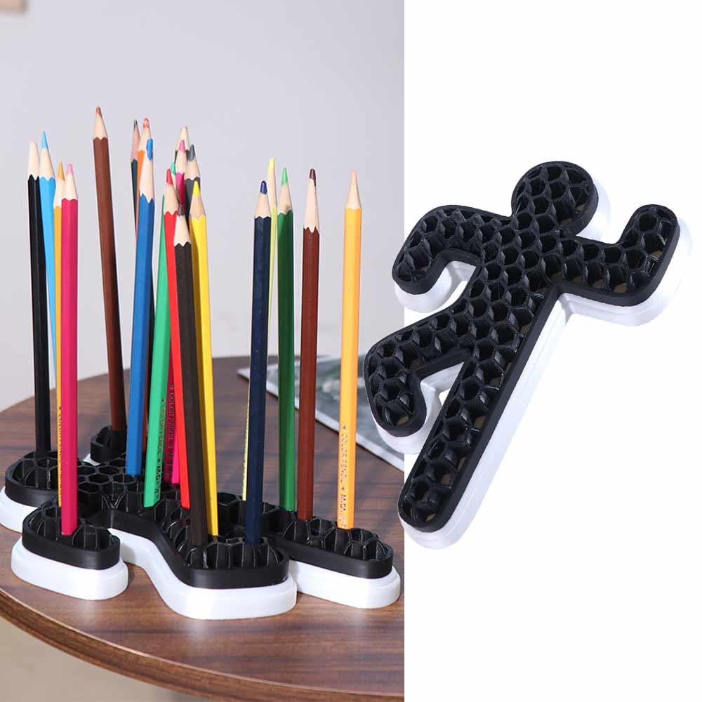 Crime Scene Pencil Stand Cartoon Pen Container Multi-function Pen Holder  Desk Storage