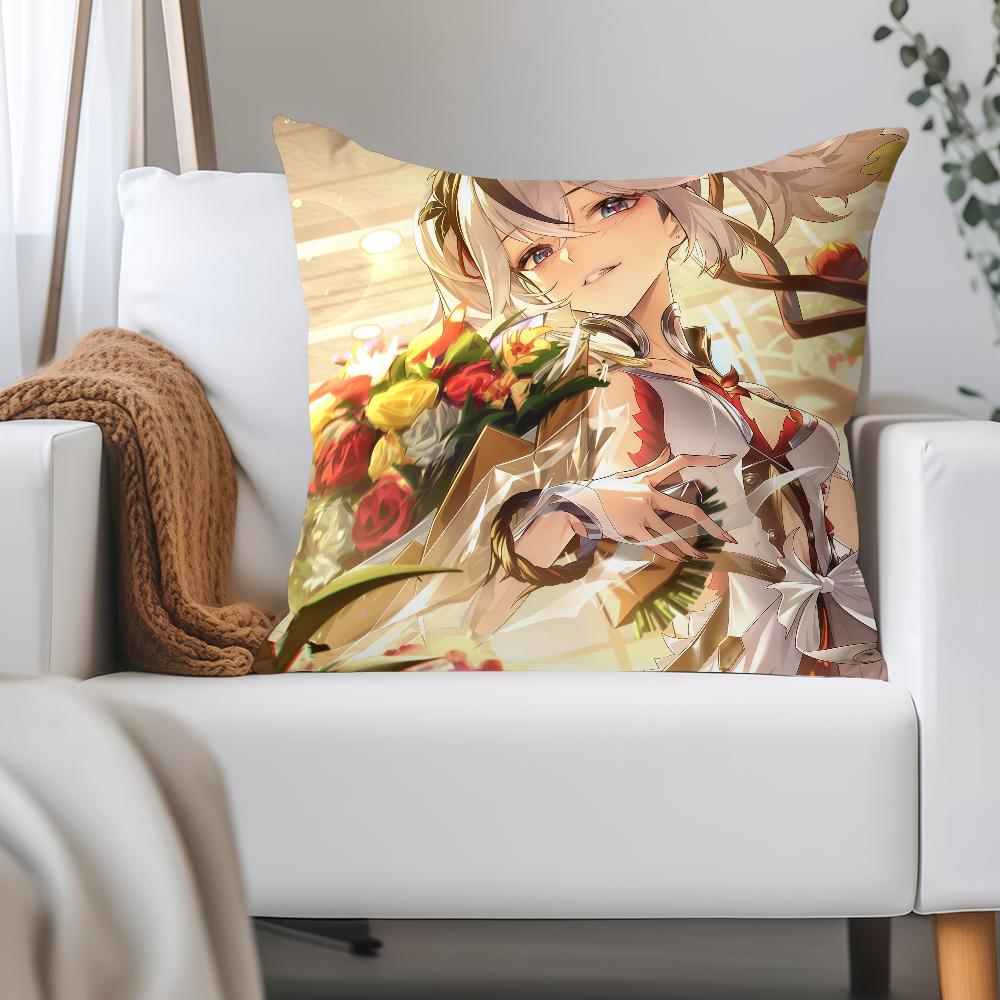 Game Wuthering Waves Camellya Pillow Case Applicable Space For Guest Rooms Interiors Cars Office House Decoration