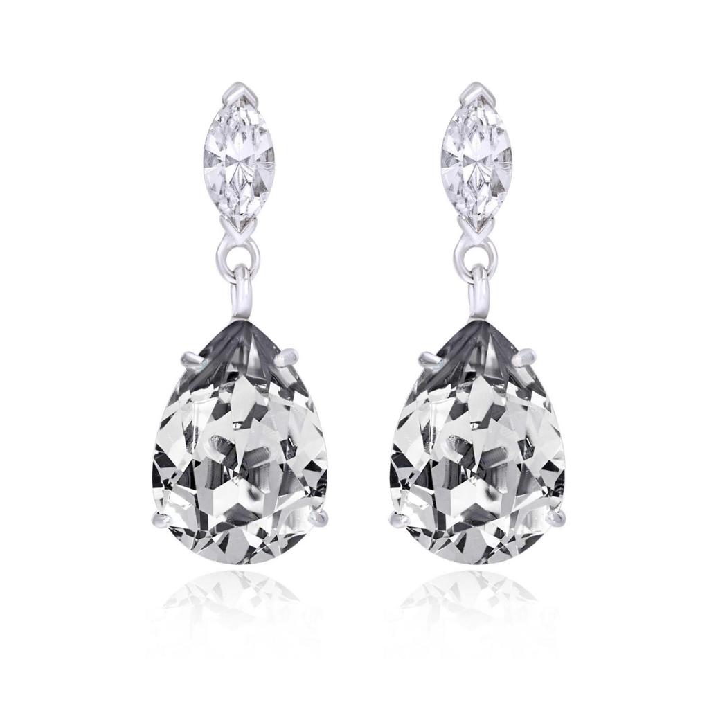 Orecchini A Goccia In Argento 925 Con Zirconi Rosa – Bellitia – Pendenti Eleganti Per Donna