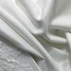 Off-white Opaque Pure Cotton Double-Sided Knit Fabric, Medium Stretch, Crisp Drape, M031