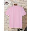 Kids Cute Ant Print Crewneck Short Sleeve Tee