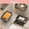 Soap Without Holder Metal Drilling Bathroom Soap Dish With Drain Water Wall Mounted Soap Organizer Bathroom Accessories