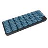 Monthly Pill Organizer 31 Day Portable Travel Pill Box with Numbered Compartments Easy Open Pill Case for Daily Medication And Supplement