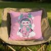 Cute Q Halloween Ouniu Cushion Cover Soft Reversible Durable Pillow Cover MultiScene Use for Home Car Daily Comfort
