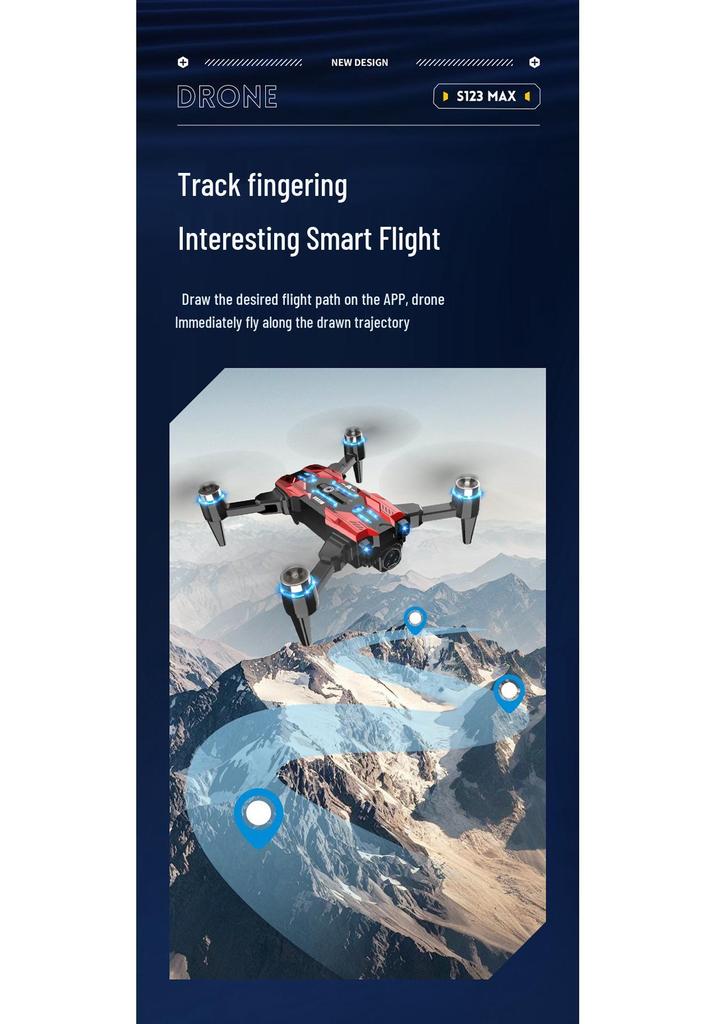 Brushless Drone with HD Dual Camera, Optical Flow, Aerial Photography, and Obstacle Avoidance
