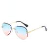 Fashion Vintage Rimless Sun Glasses Women Luxury Ladies Sunglasses Shades UV Protection Stylish Oculos Feminino Gafas