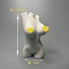 Minimalist Female Body Sculpture, Gypsum Desktop Art Decoration, Small Ornaments, High End Birthday Gifts