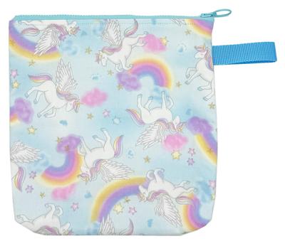 Izolujący chłodzenie karku Ręcznie robiony dla i i Niebieski Uroczy torba BL20 [miwaki] Cooler, Saszetka, Etui, Torba, Prosty, Japonia, Dorośli, Dzieci, Dziewczynki, Jednorożec,
