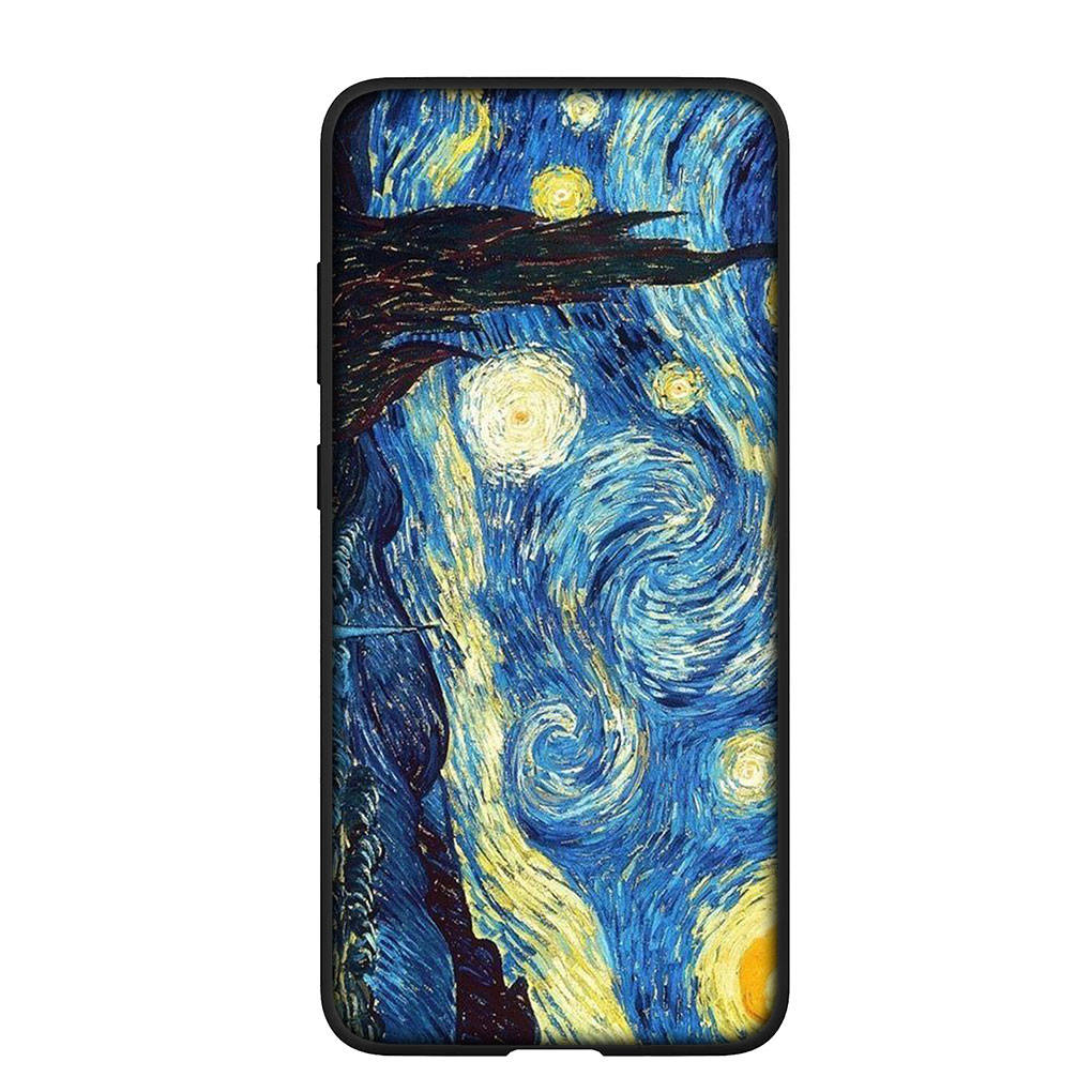 Phone Case for Samsung Galaxy S25 S24 S23 iPhone 16 15 Xiaomi Redmi Note 14 13 12 16E X 11 Pro OPPO Moto Huawei Wallpaper Van Gogh Starry Night Cover