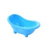 Solid Color Hamster Bathtub Mini Pet Mouse Bathing Bathtub  For Hamsters Mouse Squirrels