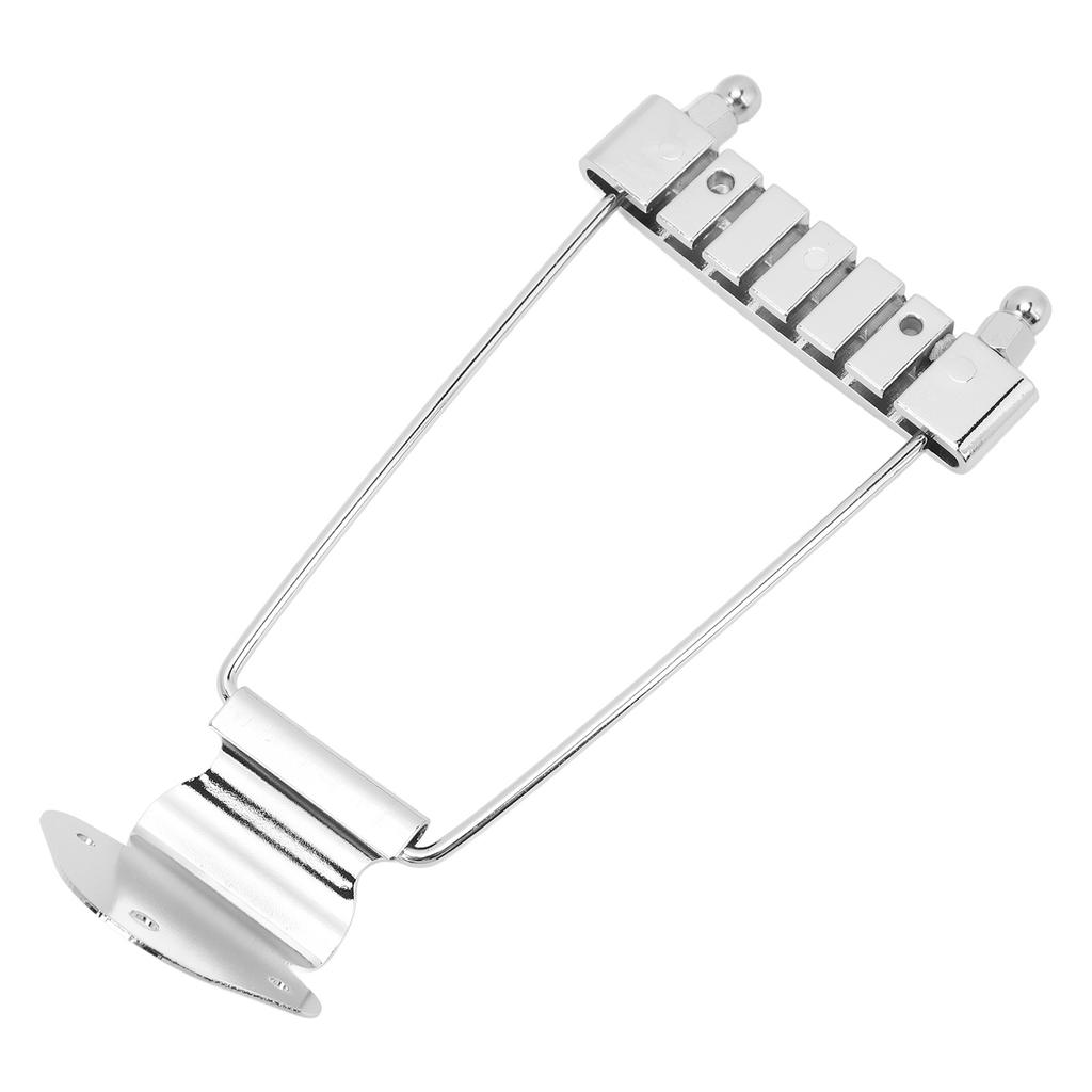 Guitar Trapeze Bridge 6 String Jazz Guitar Tailpiece Replacement Metal with Screws