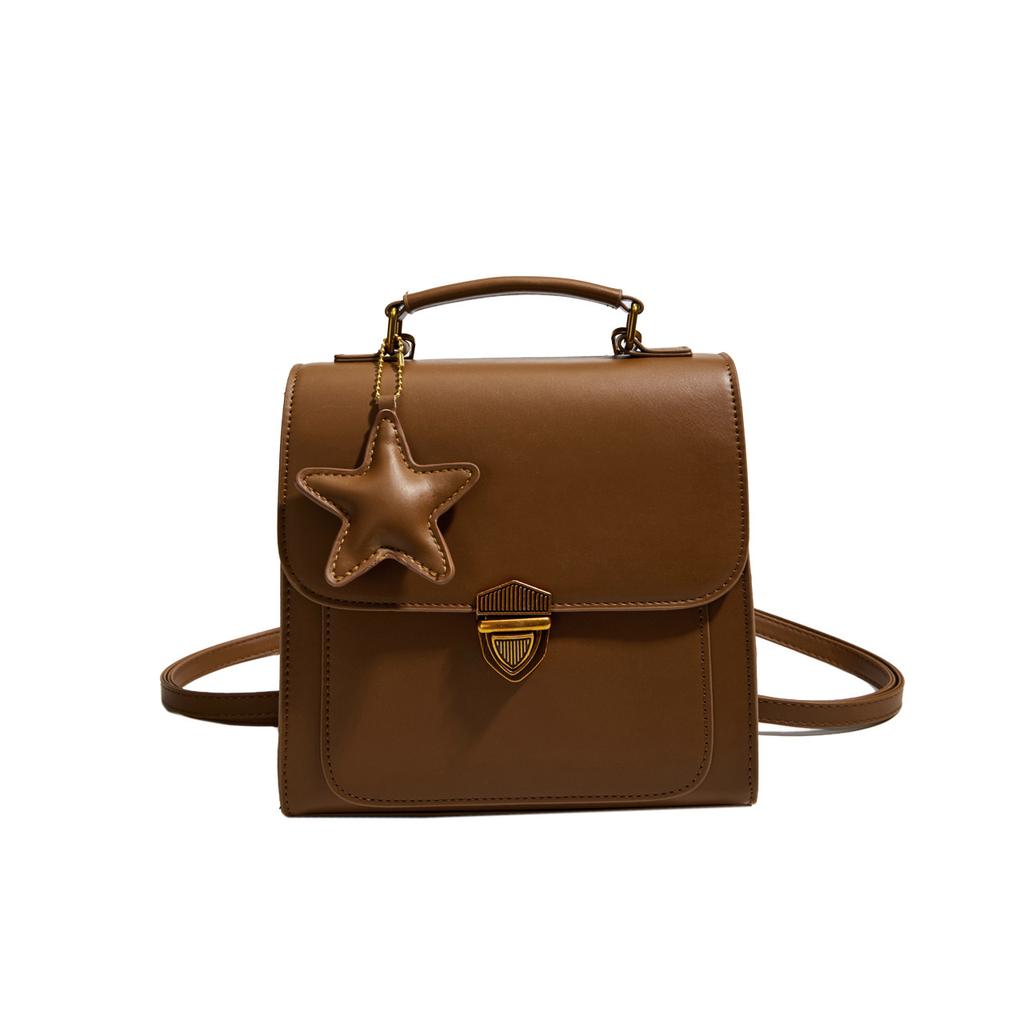 Backpack Women's New Fashion Portable Small Square Bag Casual Versatile Single Shoulder Oblique