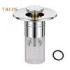 1/2/4 Sets Leakage Stopper Stainless Steel Floor Drain Filter Bathroom Sink Stopper Drain Stopper Filter Bathtub Drain Hair Catcher