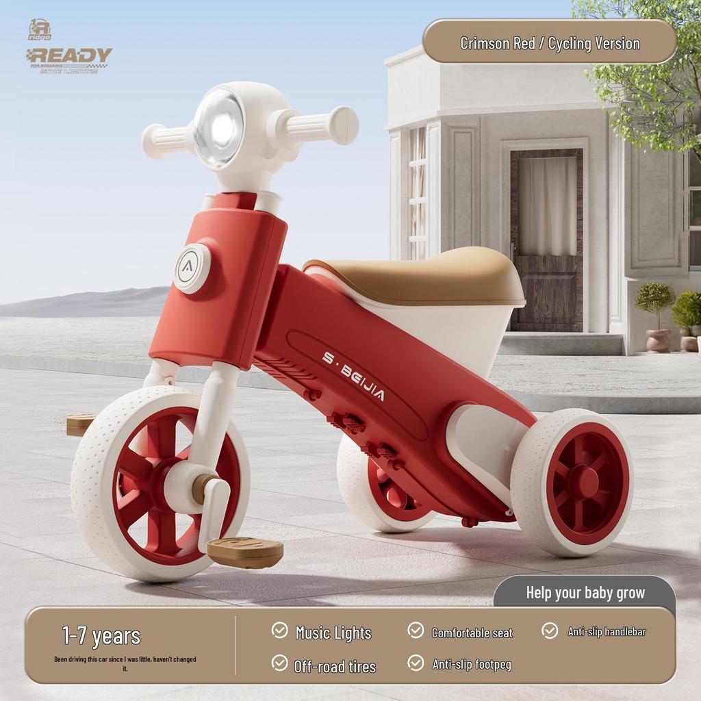 2025 Electric Balance Bike for Toddlers: 1-3 Years, Three-Wheeled, Entry-Level Scooter