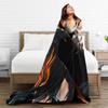 Alysa Liu Warm Blanket For Living Room Trend Throw Blanket Winter Travel Office Flannel Bedspread