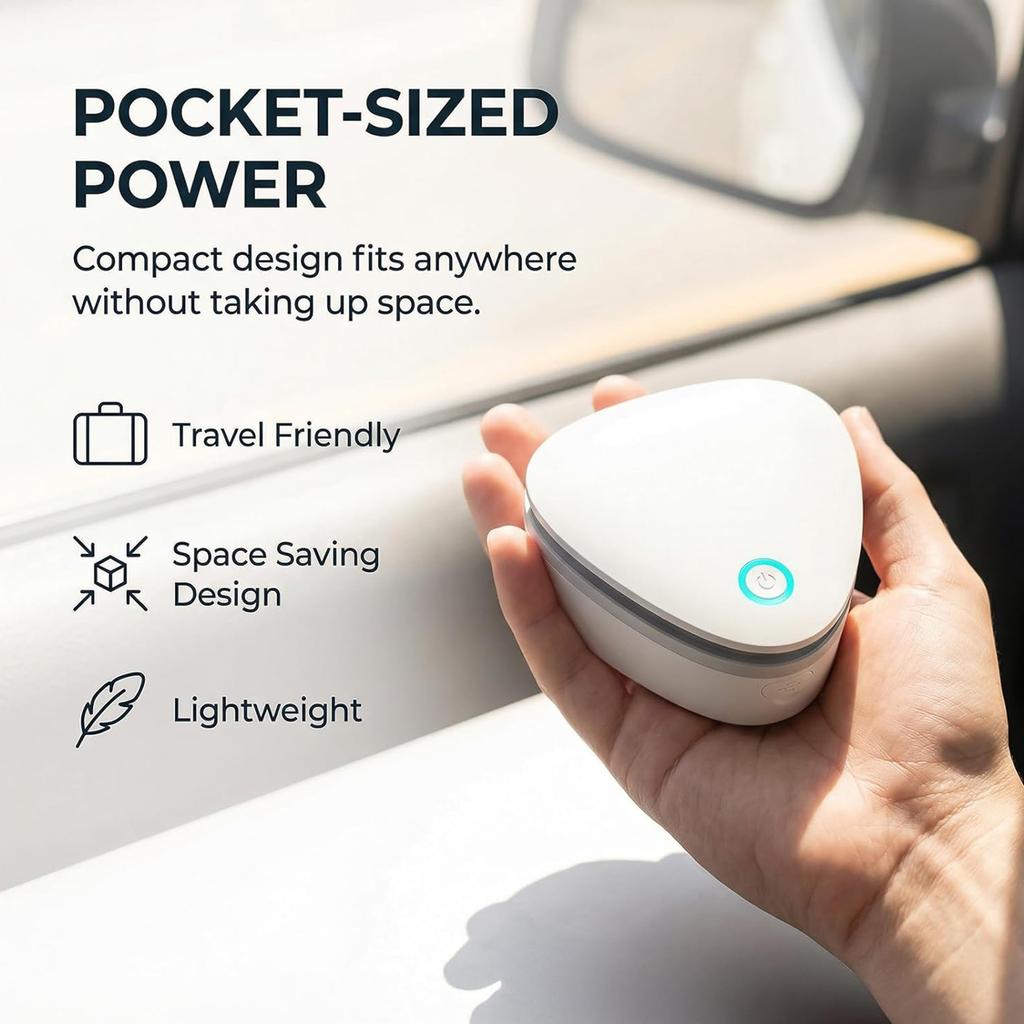 Přenosný osvěžovač vzduchu, Osvěžovač zápachu, Dobíjecí osvěžovač vzduchu, Vhodný do aut, skříní, ledniček, botníků, kanceláří a malých prostor