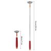 Extendable Back Scratcher Massager Telescopic Multifunctional Wooden Handle Stainless Steel Claw Roller Bead Massager