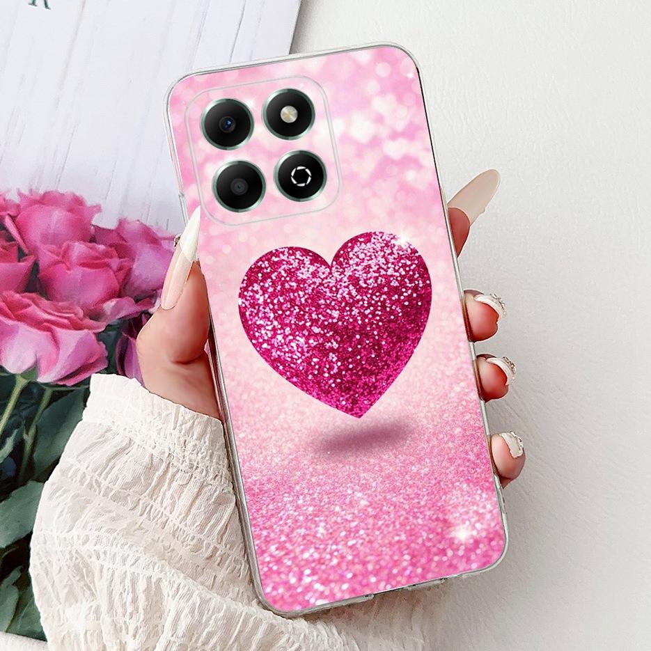 Für Honor X6b Hülle JDY-LX1 JDY-LX2 Niedliche Glückskarpfen Bemalte Abdeckung Weiche Dünne Handyhülle Für Honor X6a X 6b HonorX6a HonorX6b Fundas