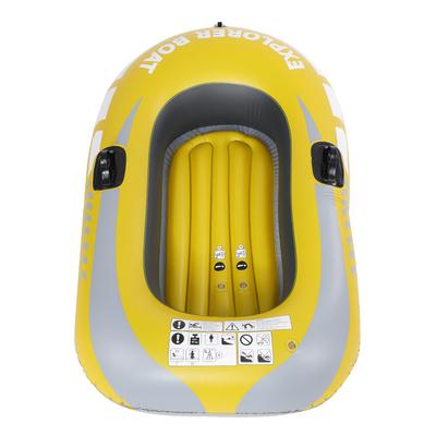 PVC Inflatable Kayak Canoe 1 Person Rowing Air Boat Fishing Drifting Diving