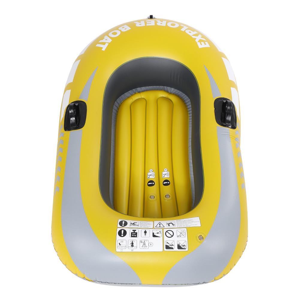 PVC Inflatable Kayak Canoe 1 Person Rowing Air Boat Fishing Drifting Diving