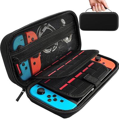 Étui de transport EVA pour console Nintendo Switch/Switch OLED/Adaptateur secteur