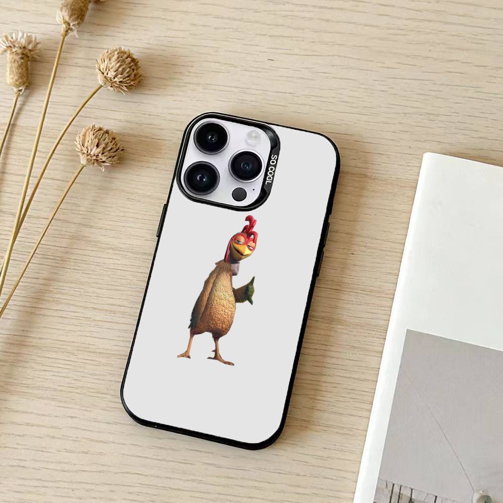Funny Chicken Joe Surf Phone Case For iPhone 17,16,15,14,13,12,11,Pro Max,Plus Candy Silver Cover