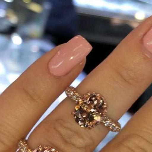 2018 Style Luxury Temperament Ring, Women'S Micro-Inlaid Aaa Zircon