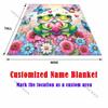 Two Frogs Love Dream  Print Blanket Warm Soft Luxury Gifts for Children Adults Suitable for Home Sofa Bed Travel Camping