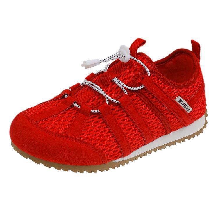 Ugly cute niche retro fishing net Forrest Gump shoes women's 2025 new breathable versatile platform leisure sports German training board shoes