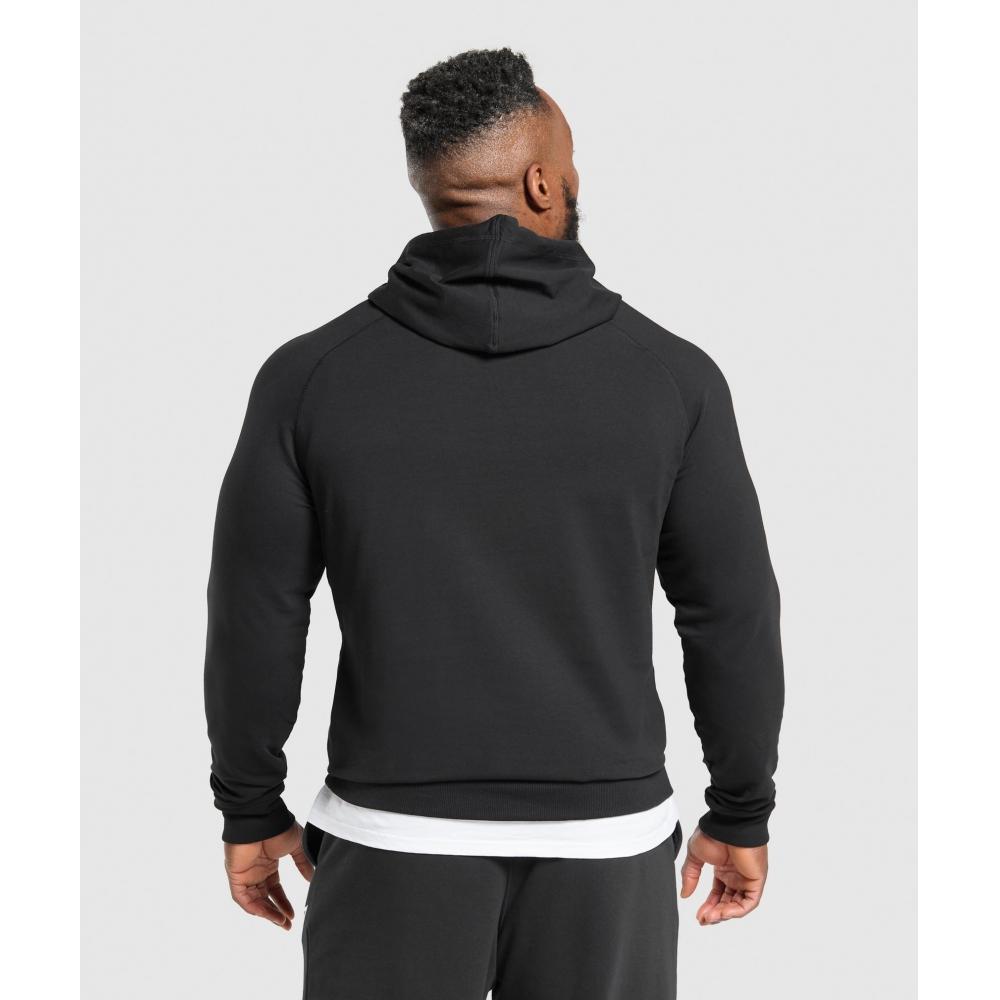 Gymshark Prime Hoodie Black Vivid Red A2b3o Rbwn