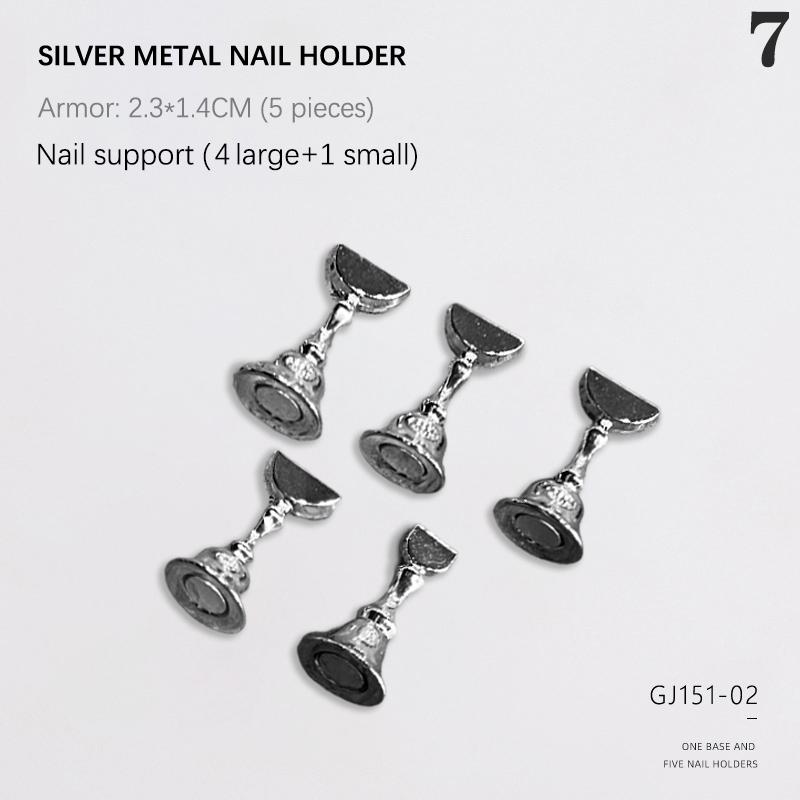 

Лог Магнитный Практический Держатель Гвозди Инструменты Сильный Магнит Подставка Дисплей Накладных Ногтей Аксессуары для Поддержки Ногтей, as the picture