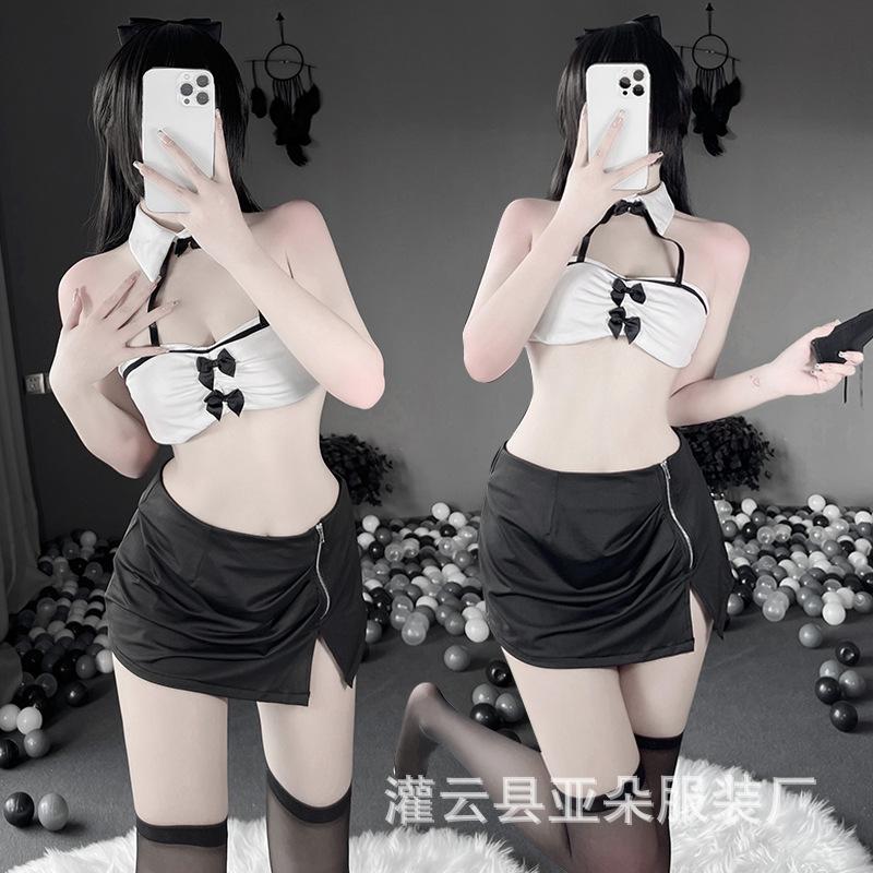 Sexy Lingerie White Collar Secretary Uniform Seduction Cosplay