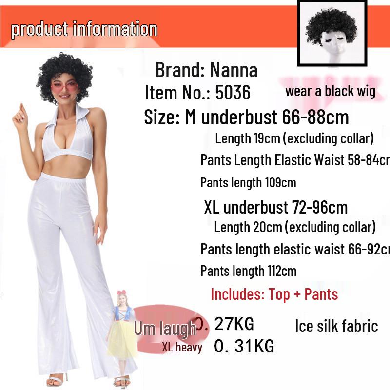 Halloween 70s Disco Hippie Costume