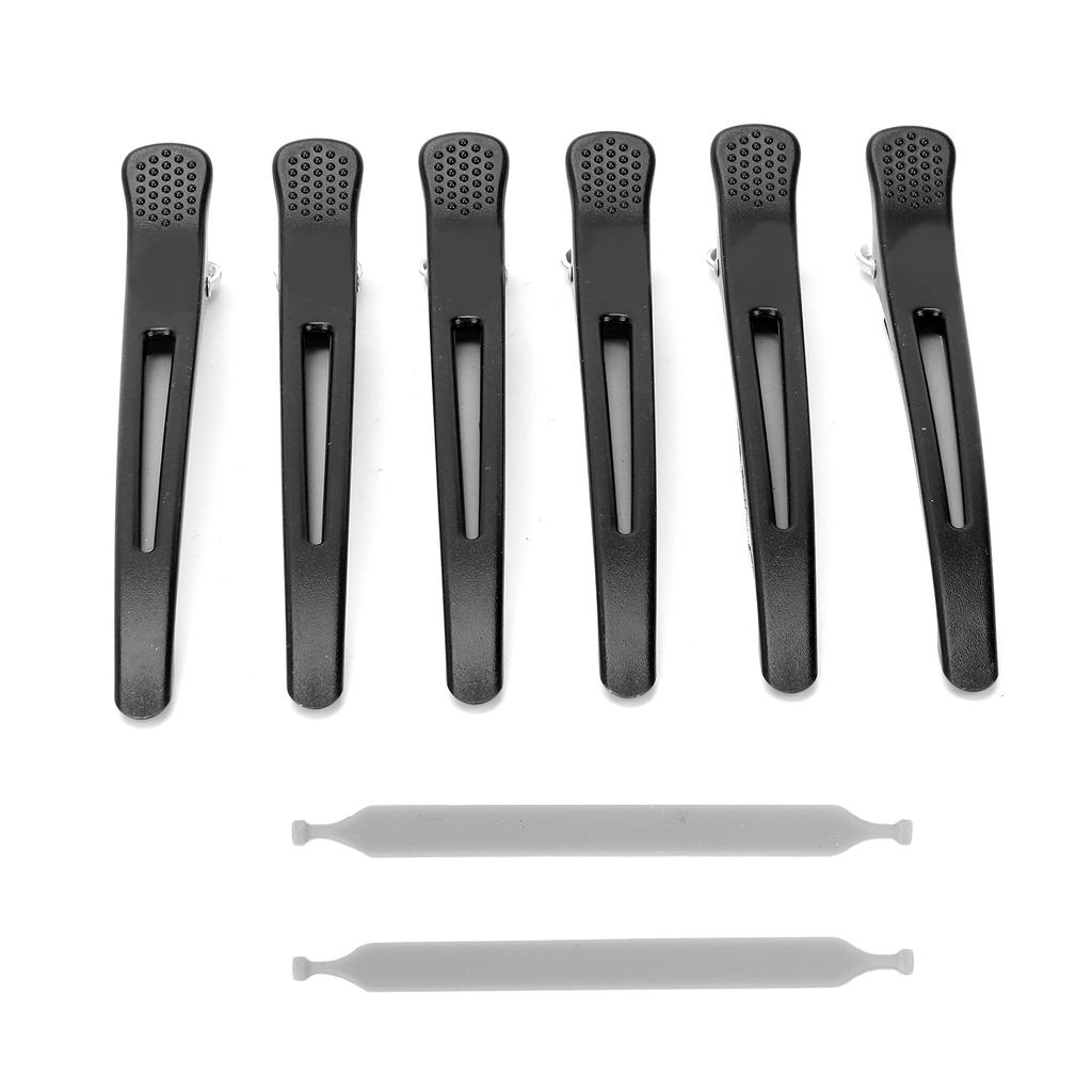 6Pcs Professional Hair Clips Non‑Slip Dividing Duckbill Hair Clips for Hair Cutting Styling