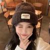 Knitted Hat for Women In Autumn and Winter Students' Thickened Warm Headband Ear Protection Cold Hat Small Woolen Hat Showing Face Trendy