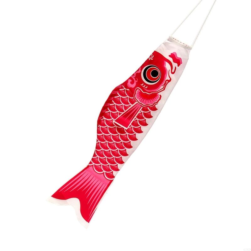62KD Carp Windsocks Traditional Japanese Carp Windsocks Streamers Hangings Fish Flag Festival Carp Banners Home Decorations