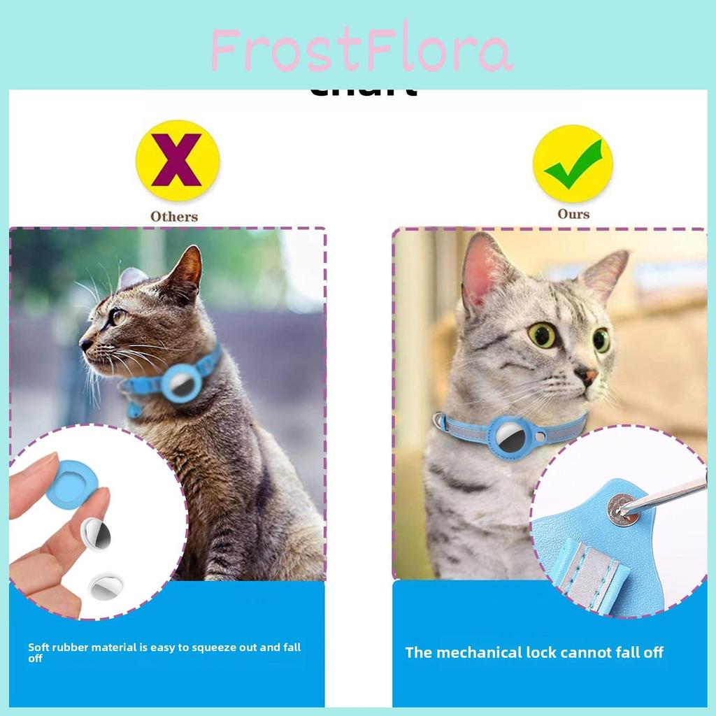 Collar Airtag Cat Reflective Anti Lost Tracker With Gps For Outdoor Pet Safety