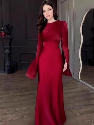 Podzimní večerní šaty s dlouhým rukávem 2025: Elegantní, stylový design pro ženy