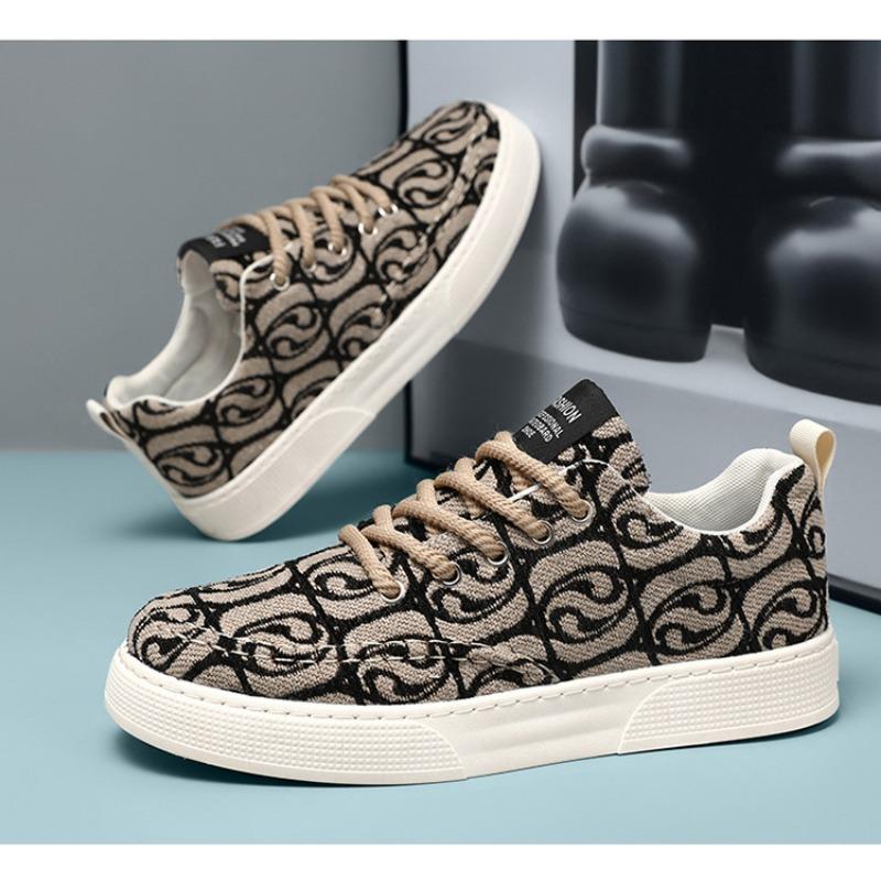 Мужская обувь Дышащая парусиновая обувь Спортивная обувь на толстой подошве Повседневная обувь Обувь для сноуборда 39 чёрный 1698₽