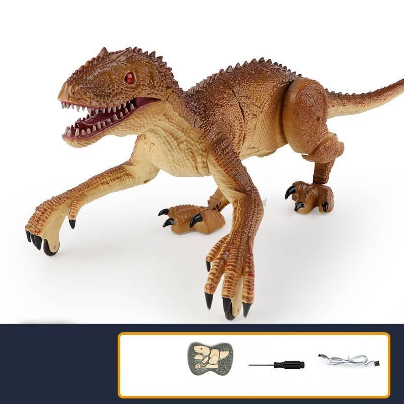 Remote Control Dinosaur Toy Large Realistic Raptor With Spray Function For Boys And Girls Ideal Gift